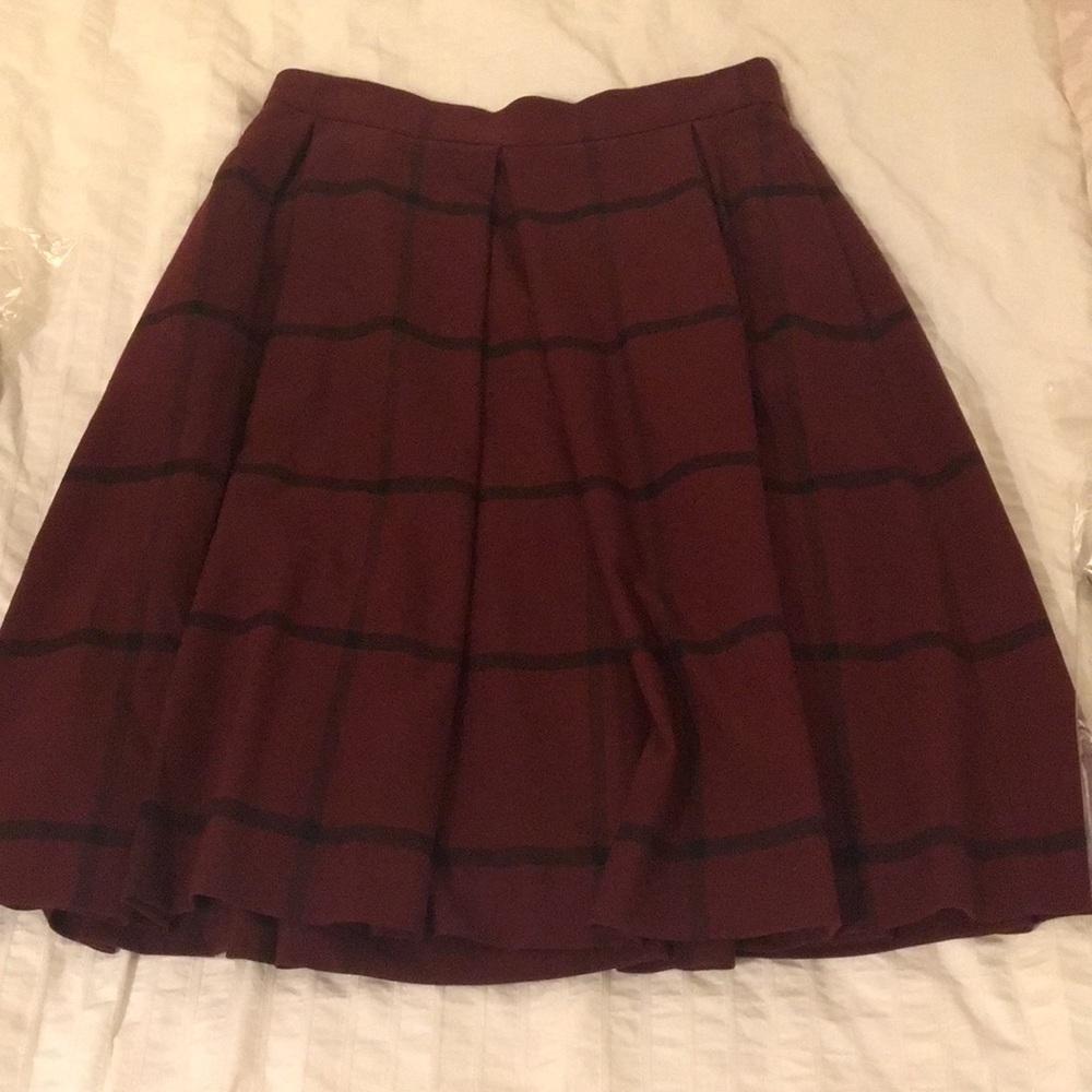 Banana Republic a-line pleated skirt